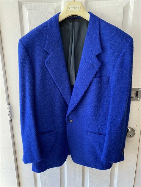 gianni versace blue blazer 